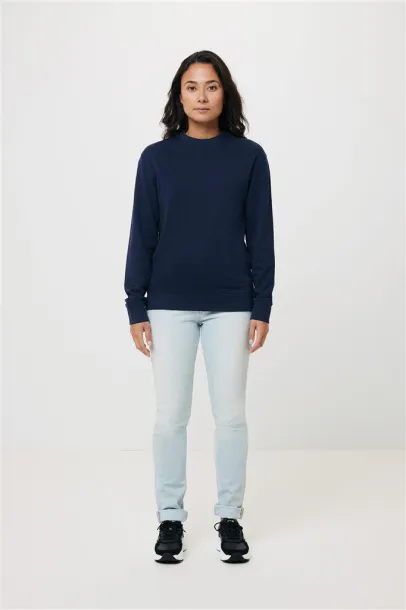  Iqoniq Zion unisex pulover od recikliranog pamuka, 340 g/m² - iqoniq navy