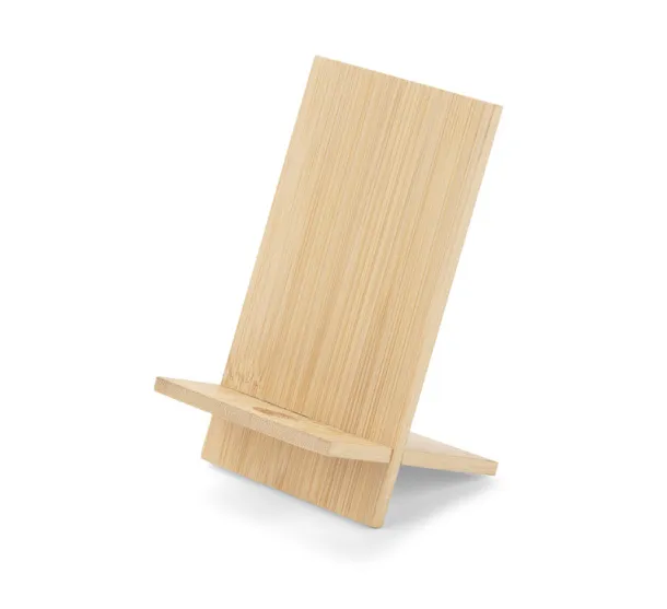 RAGA stalak za mobitel od bambusa brązowy