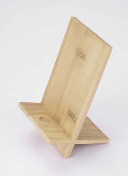 RAGA stalak za mobitel od bambusa brązowy