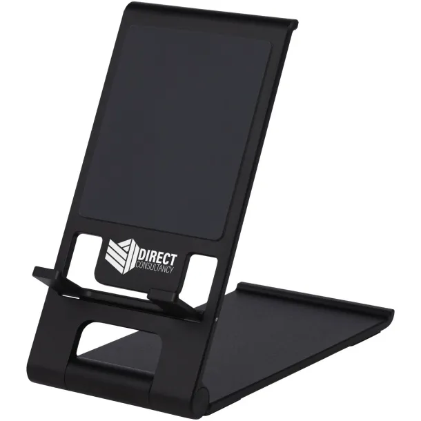 Rise slim aluminium phone stand - Tekiō® Solid black