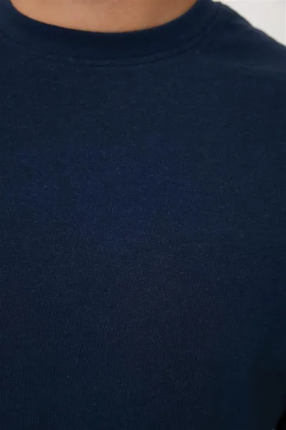  Iqoniq Zion unisex pulover od recikliranog pamuka, 340 g/m² - iqoniq navy