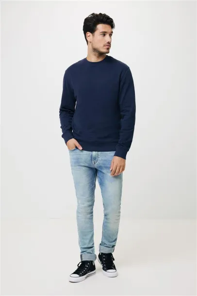  Iqoniq Zion unisex pulover od recikliranog pamuka, 340 g/m² - iqoniq navy