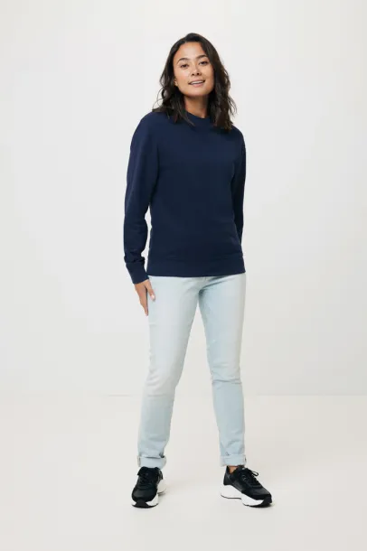  Iqoniq Zion unisex pulover od recikliranog pamuka, 340 g/m² - iqoniq navy