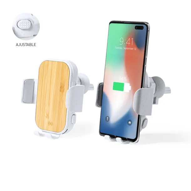 Yaben charger car mobile holder White Natural