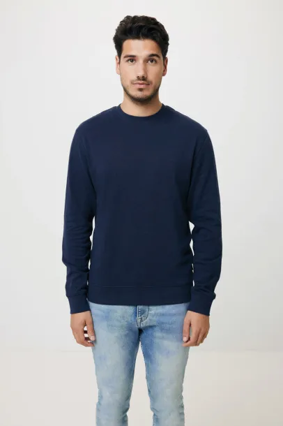  Iqoniq Zion unisex pulover od recikliranog pamuka, 340 g/m² - iqoniq navy