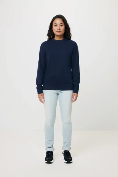 Iqoniq Zion unisex pulover od recikliranog pamuka, 340 g/m² - iqoniq navy