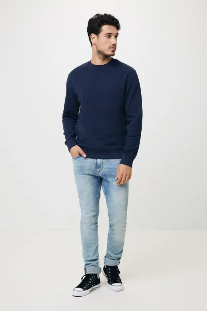  Iqoniq Zion unisex pulover od recikliranog pamuka, 340 g/m² - iqoniq navy
