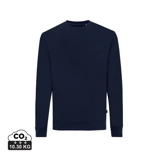  Iqoniq Zion unisex pulover od recikliranog pamuka, 340 g/m² - iqoniq navy