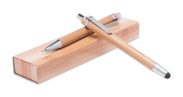 Seshania bamboo pen set Natural