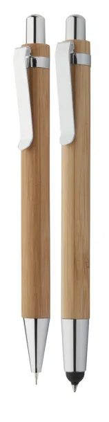 Seshania bamboo pen set Natural