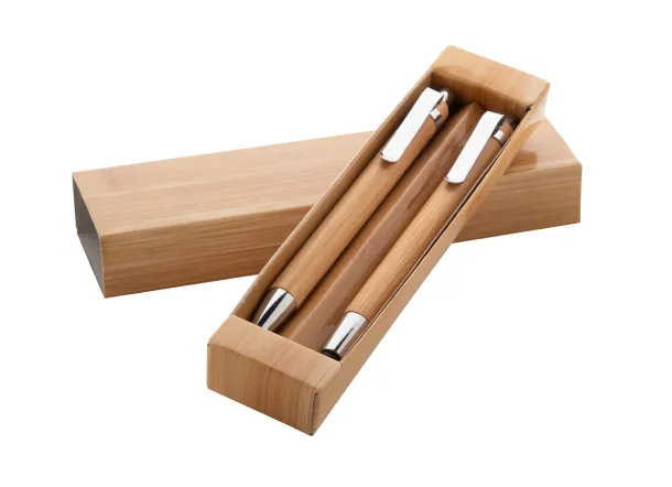 Seshania bamboo pen set Natural