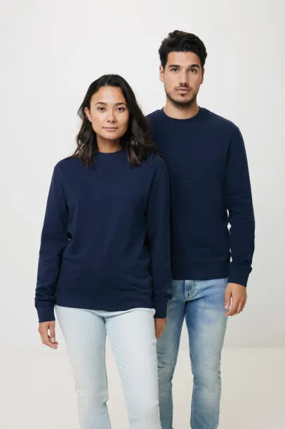  Iqoniq Zion unisex pulover od recikliranog pamuka, 340 g/m² - iqoniq navy