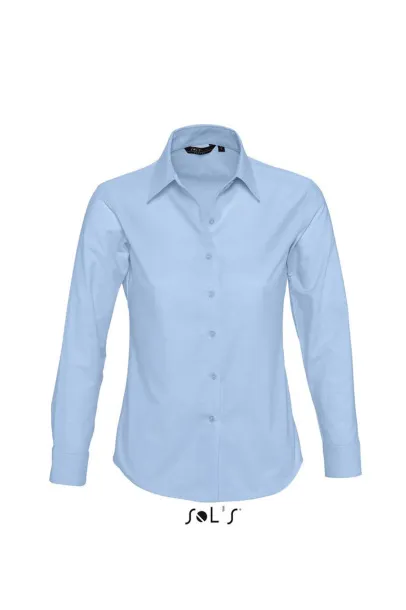  SOL'S EMBASSY - LONG SLEEVE OXFORD WOMEN'S SHIRT - SOL'S Sky blue