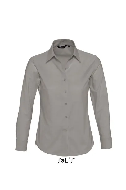  SOL'S EMBASSY - LONG SLEEVE OXFORD WOMEN'S SHIRT - SOL'S Silver