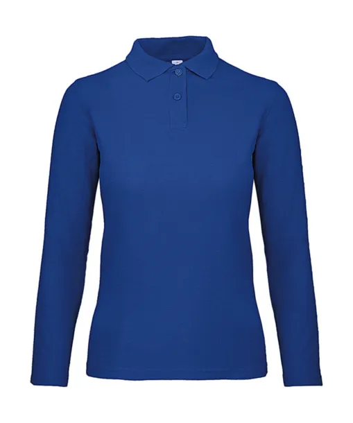  Ženska polo majica dugih rukava, 180 g/m² - B&C Kraljevski plava