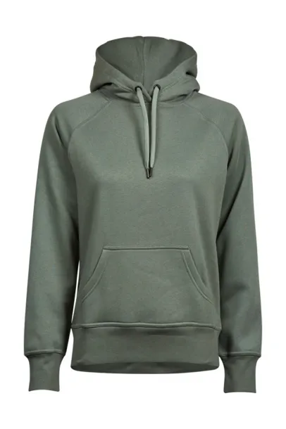  Ladies Hooded Sweat - Tee Jays Leaf Green