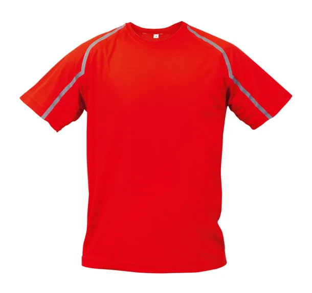 Fleser sport T-shirt Red Grey