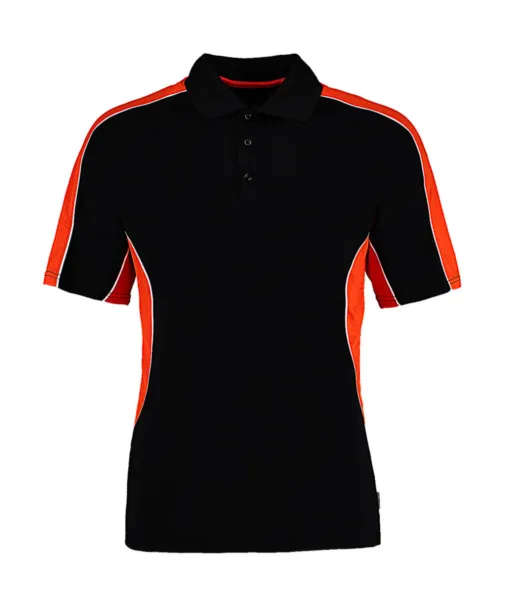  Classic Fit Cooltex® Contrast Polo Shirt - Gamegear Black Narančasta