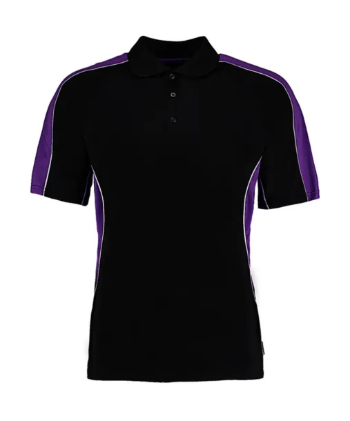  Classic Fit Cooltex® Contrast Polo Shirt - Gamegear Black Ljubičasta