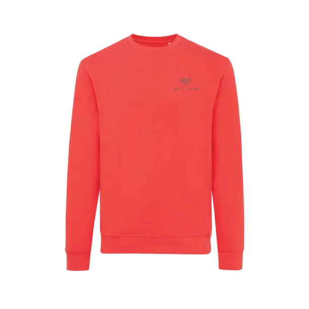  Iqoniq Zion recycled cotton crew neck - iqoniq luscious red
