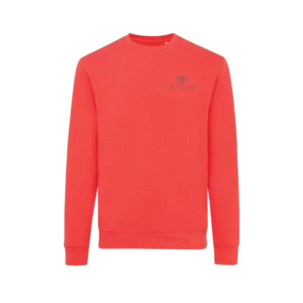 Iqoniq Zion recycled cotton crew neck - iqoniq luscious red