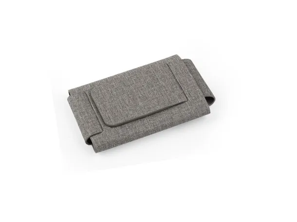 POST name card holder with money clip Gray