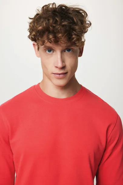  Iqoniq Zion recycled cotton crew neck - iqoniq luscious red