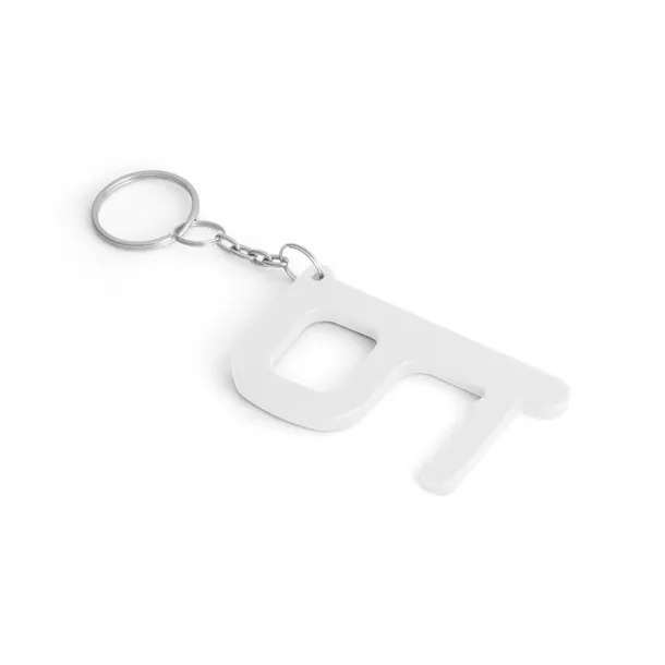 HANDY SAFE Antibacterial multifunction keyring White