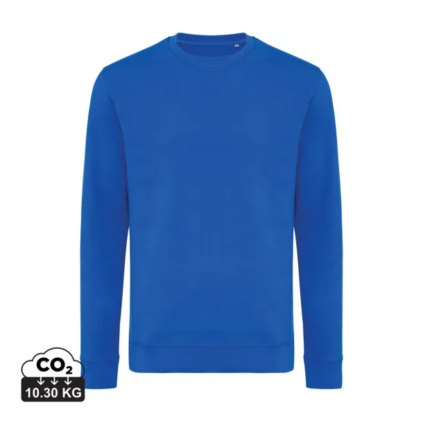  Iqoniq Zion unisex pulover od recikliranog pamuka, 340 g/m² - iqoniq Kraljevski plava