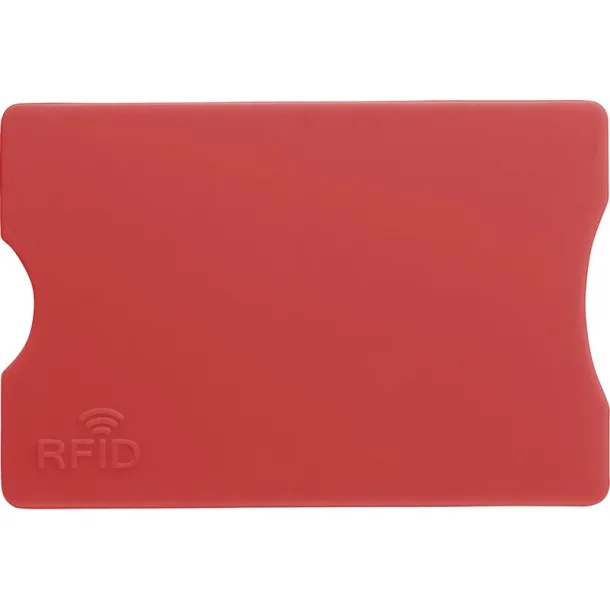  Credit card holder, RFID protection red