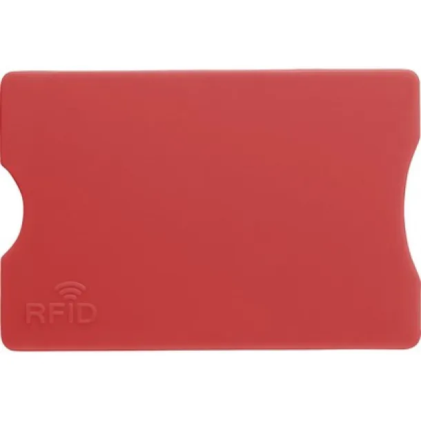  Credit card holder, RFID protection Crvena