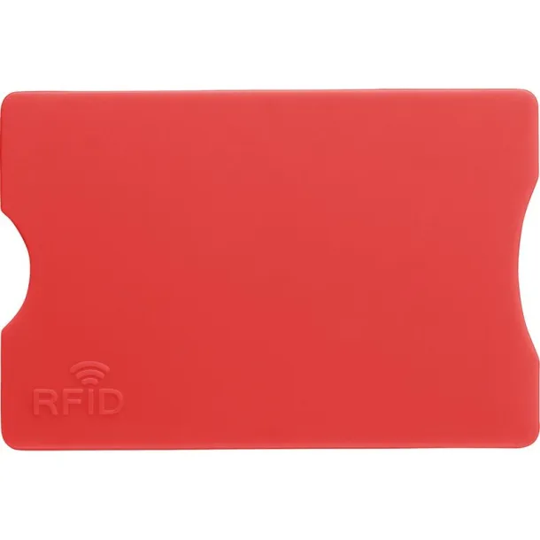  Credit card holder, RFID protection red