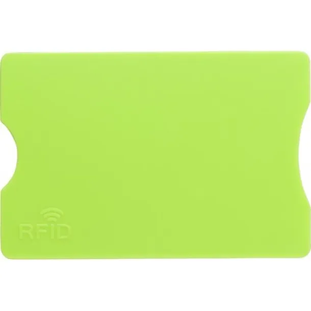  Credit card holder, RFID protection light green