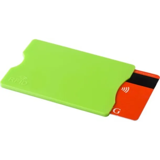  Credit card holder, RFID protection light green