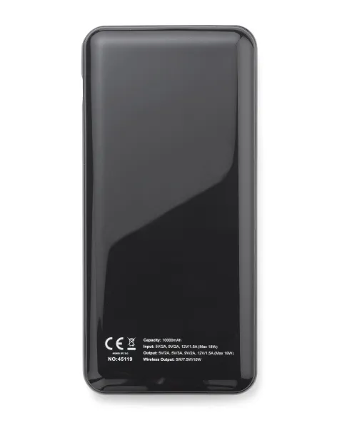 FUERTE prijenosna baterija, 10 000 mAh Crna