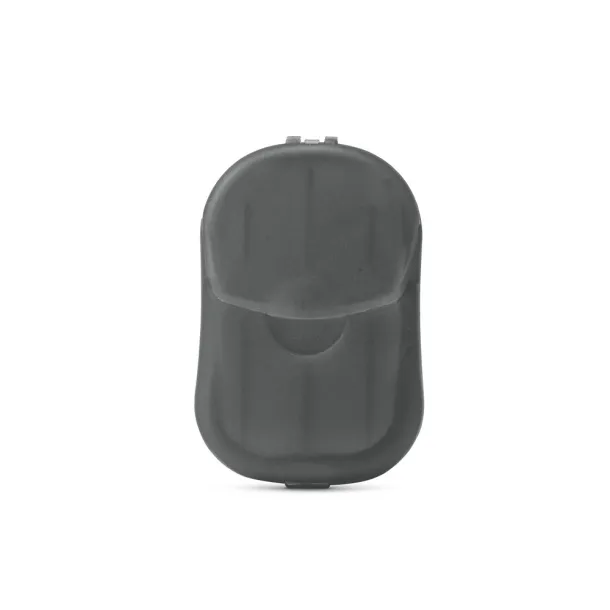 JULIPER Case with 20 soap sheets Black