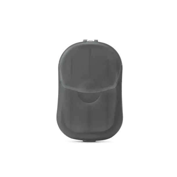 JULIPER Case with 20 soap sheets Black