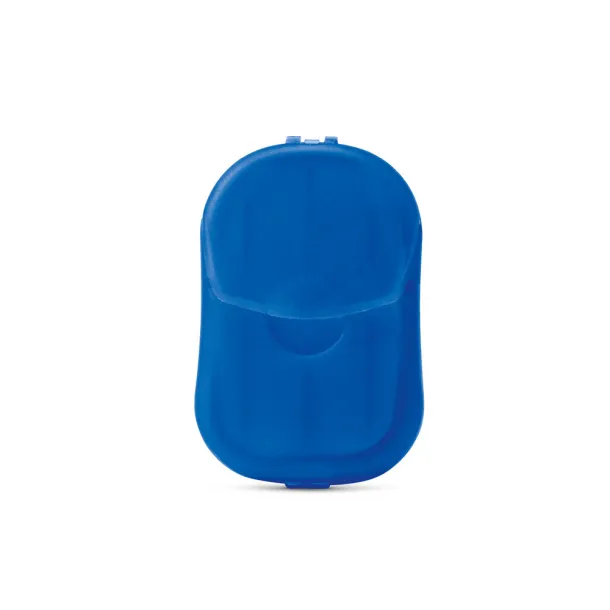 JULIPER Case with 20 soap sheets Blue