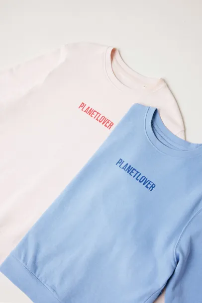  Iqoniq Etosha lightweight recycled cotton crew neck - iqoniq sky blue