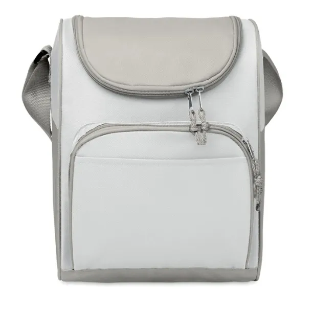 ZIPPER Cooler bag with front pocket White