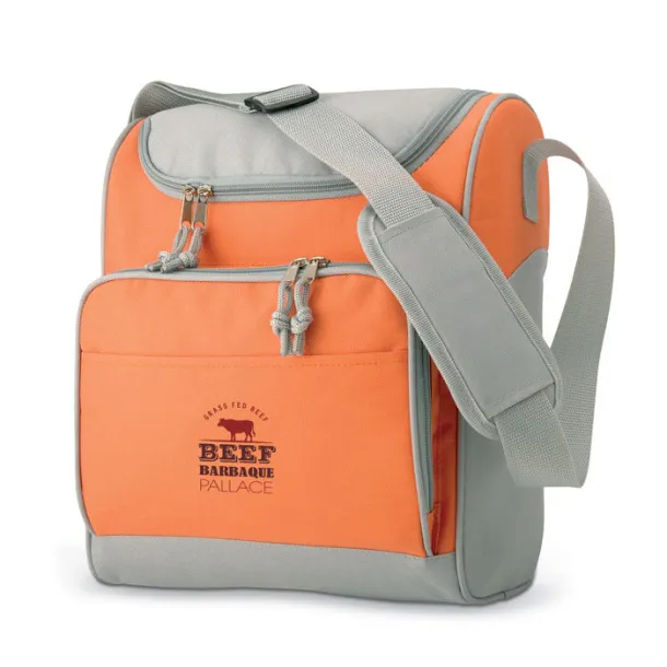 ZIPPER Cooler bag with front pocket Orange