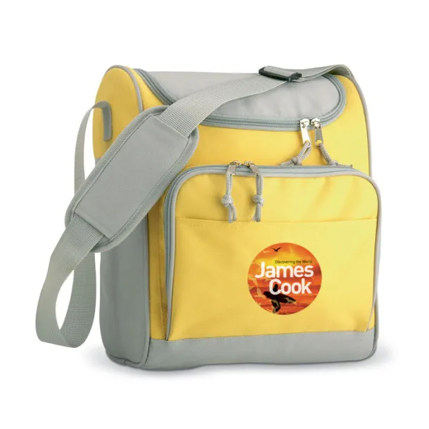 ZIPPER Cooler bag with front pocket Yellow