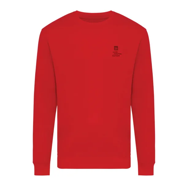  Iqoniq Zion unisex pulover od recikliranog pamuka, 340 g/m² - iqoniq Crvena