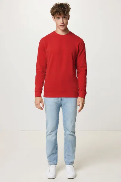  Iqoniq Zion unisex pulover od recikliranog pamuka, 340 g/m² - iqoniq Crvena