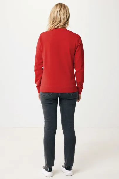 Iqoniq Zion unisex pulover od recikliranog pamuka, 340 g/m² - iqoniq Crvena