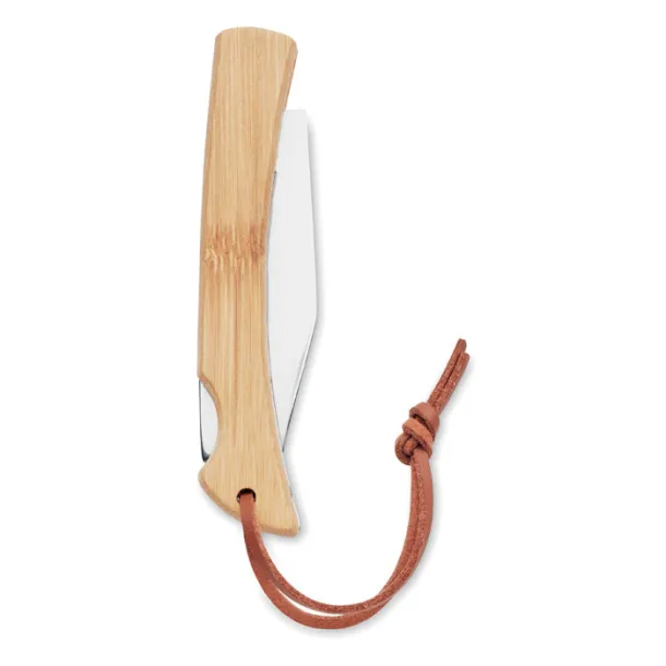 MANSAN Foldable knife in bamboo Wood