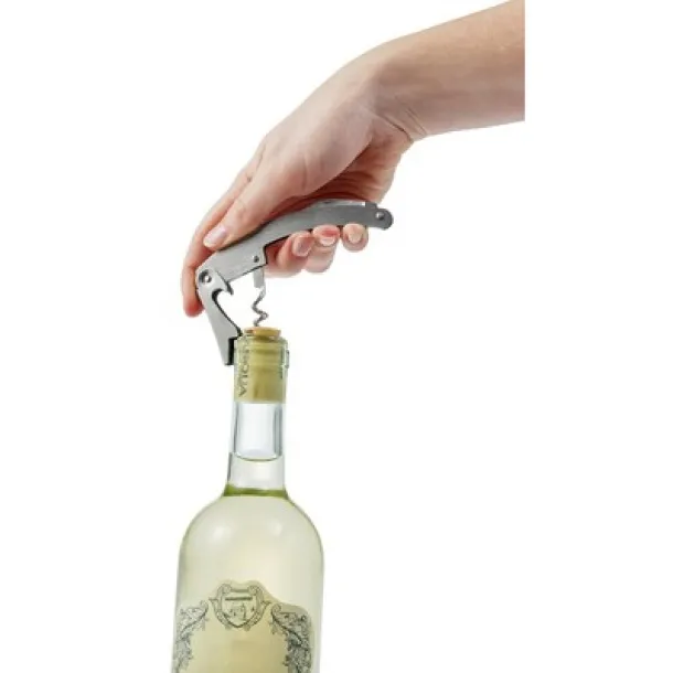  Waiter's knife, bottle opener, corkscrew, foil cutter Srebrna