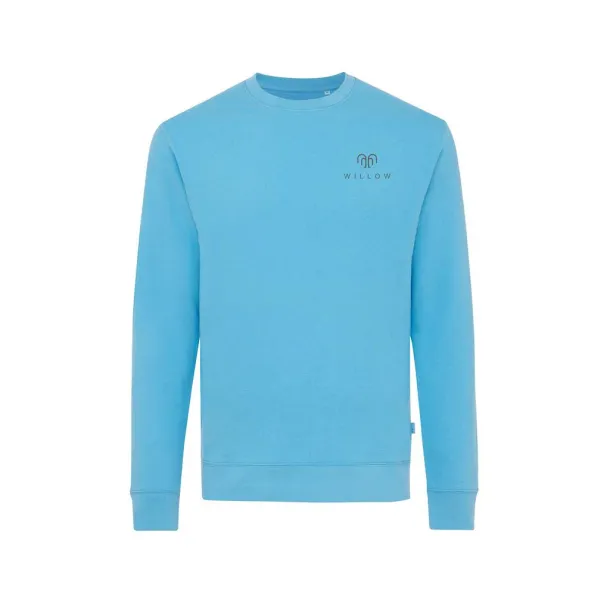  Iqoniq Zion recycled cotton crew neck - iqoniq tranquil blue