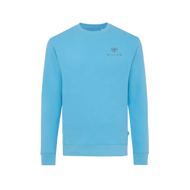  Iqoniq Zion unisex pulover od recikliranog pamuka, 340 g/m² - iqoniq tranquil blue