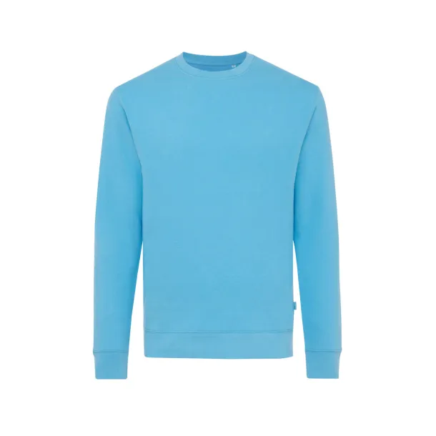  Iqoniq Zion recycled cotton crew neck - iqoniq tranquil blue